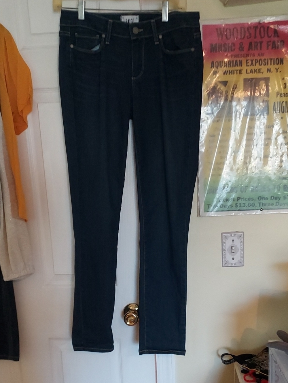 Paige Straight Leg Jeans Sz 28